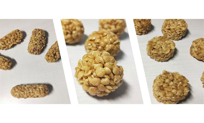 Popular Oat Crispy Produced By Snacks Bar Forming Machine in China 